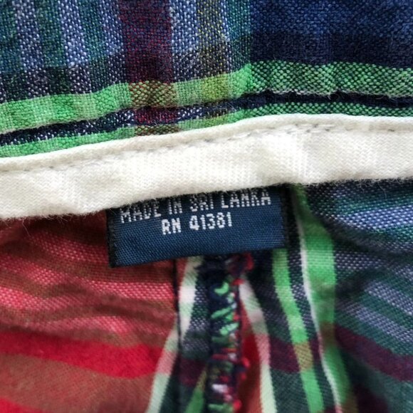 Polo Ralph Lauren Mens Prospect Shorts Size 52 Big Plaid Casual Retro - Picture 7 of 11